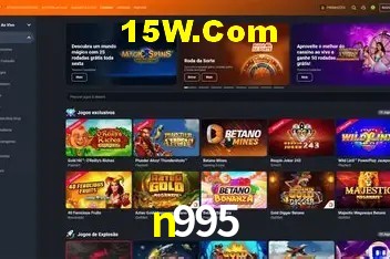 Interface moderna da plataforma n995